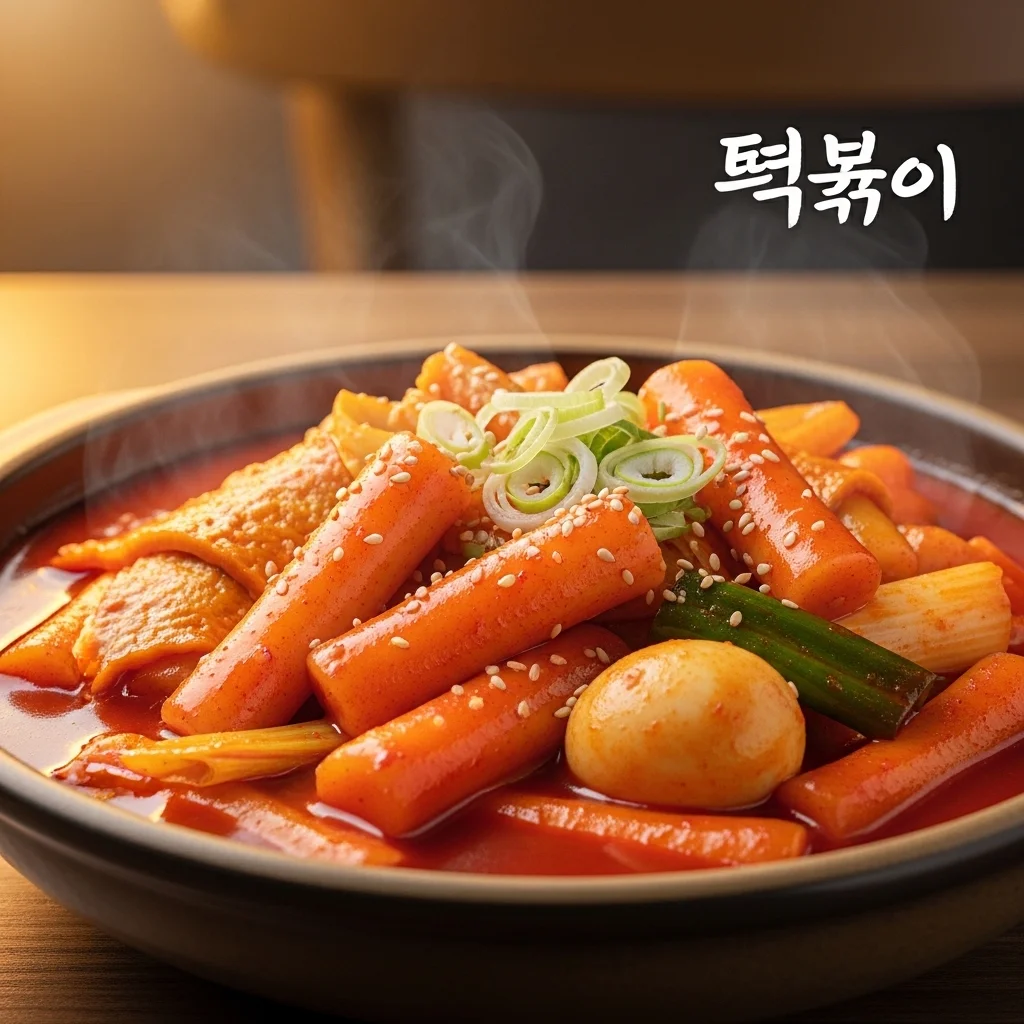 slides-downloader Tteokbokki — Spicy Korean Rice Cakes (떡볶이)