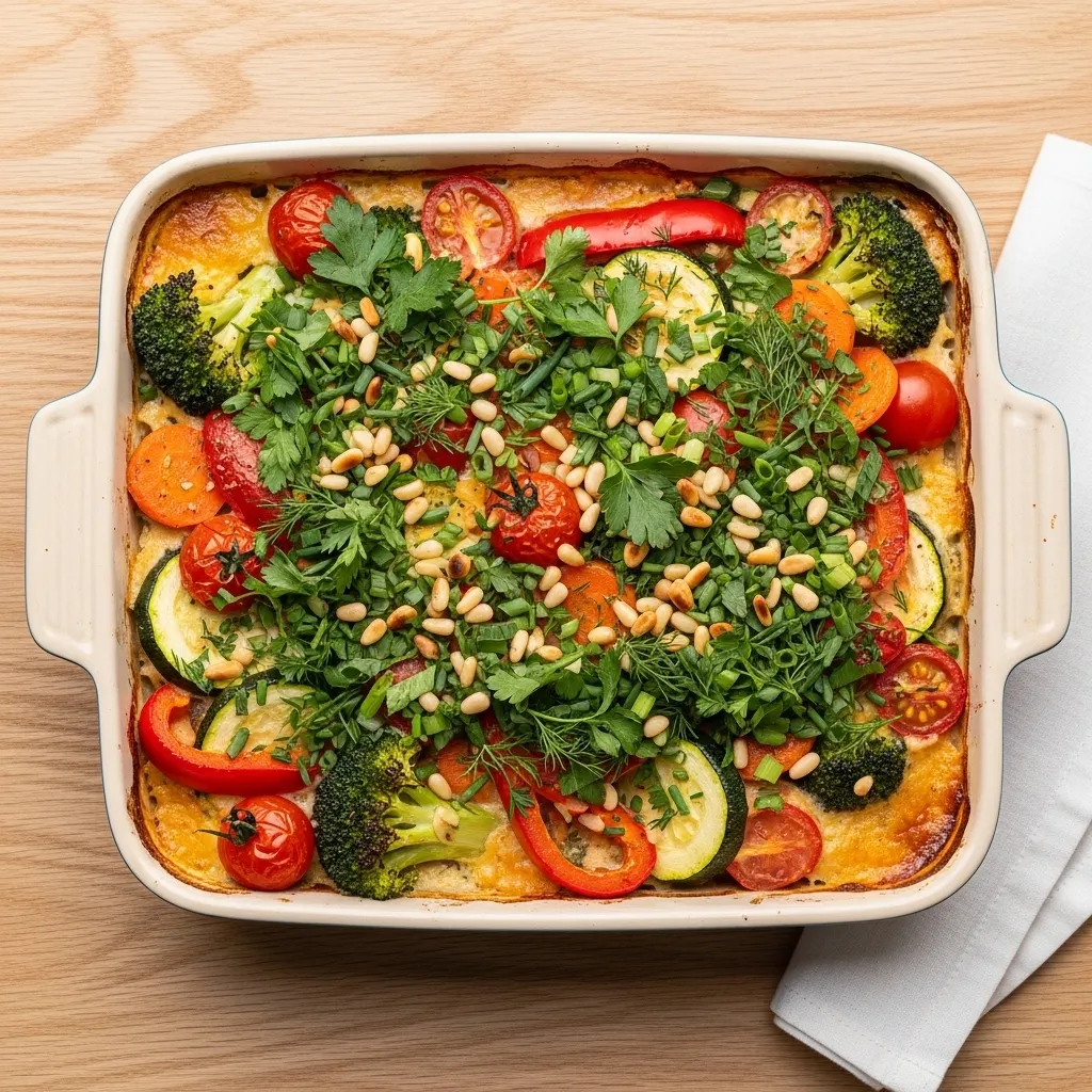 slides-downloader veggie loaded garden casserol