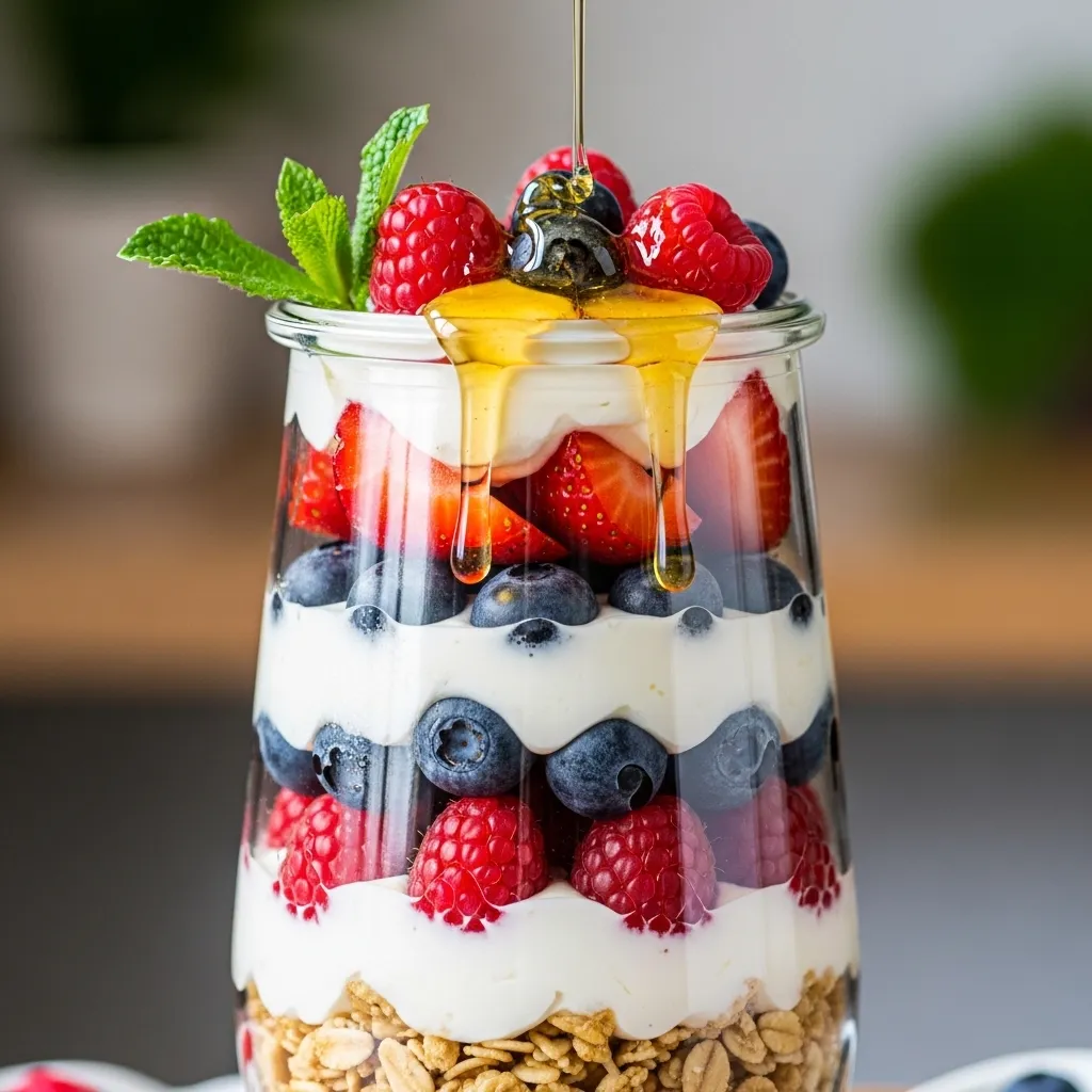yogurt berry parfait