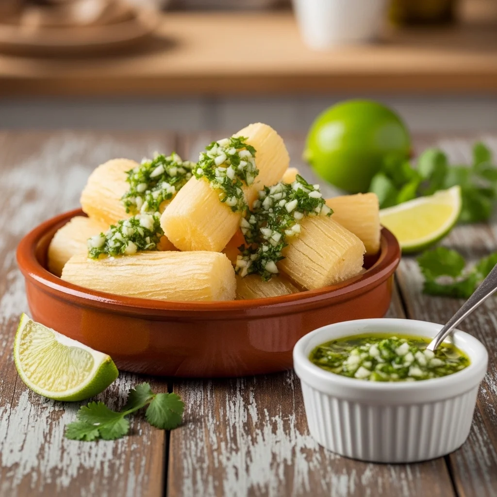 slides-downloader Yuca con Mojo (Cassava with Garlic Sauce)