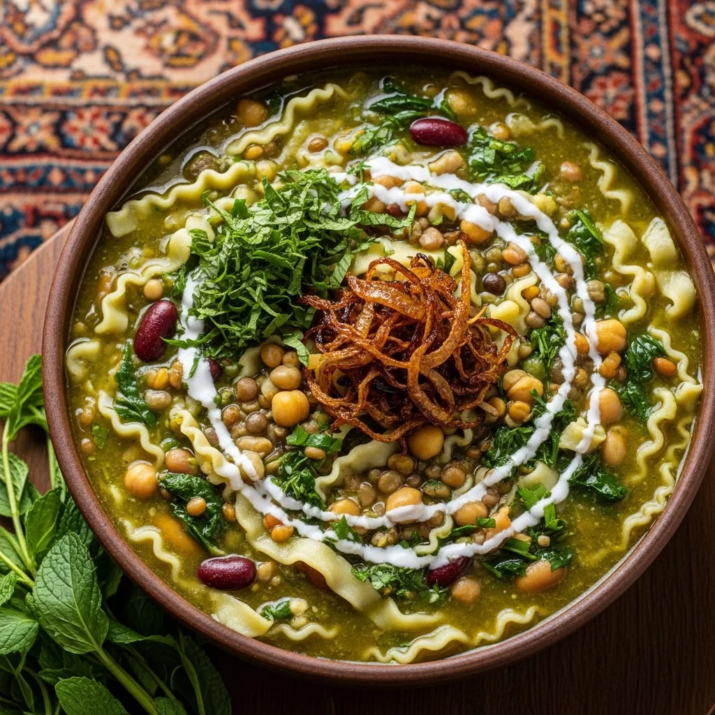 slides-downloader Ash Reshteh (Persian Herb and Noodle Soup)