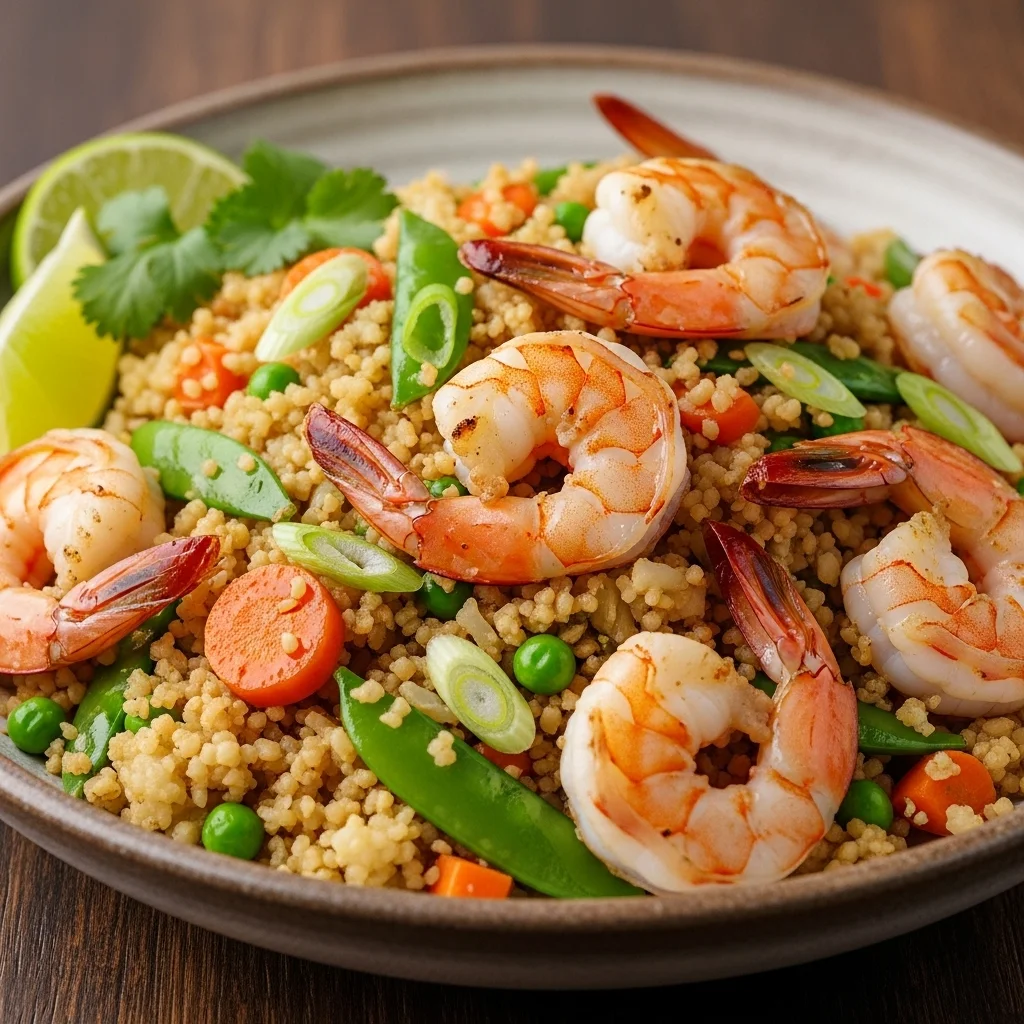 slides-downloader Cauliflower Fried Rice with Shrimp