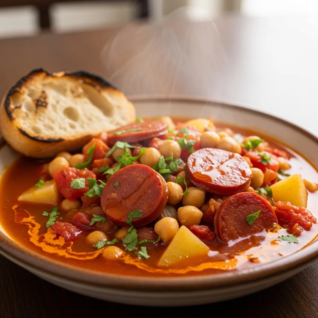 Chorizo and Chickpea Stew