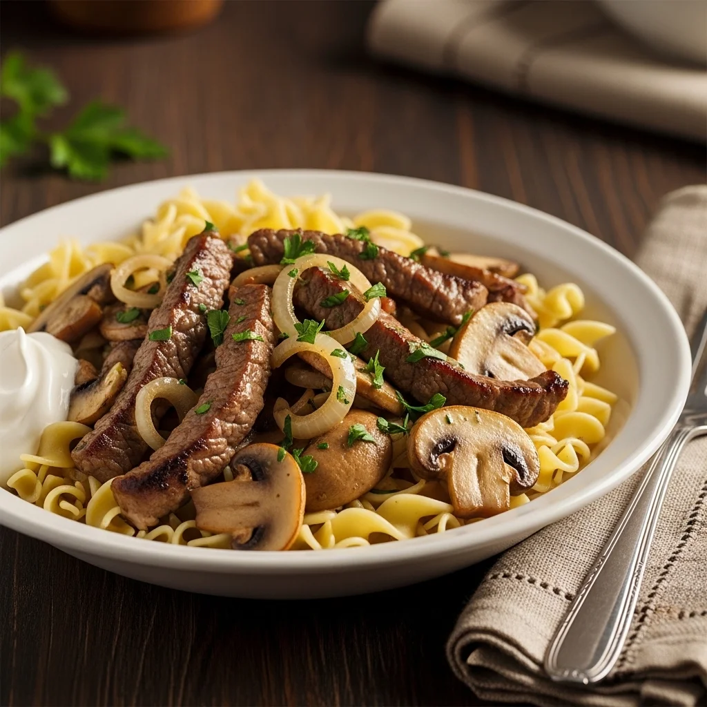 Classic Beef Stroganoff