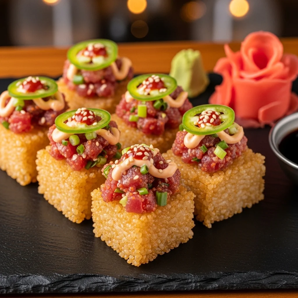 slides-downloader Crispy Rice with Spicy Tuna