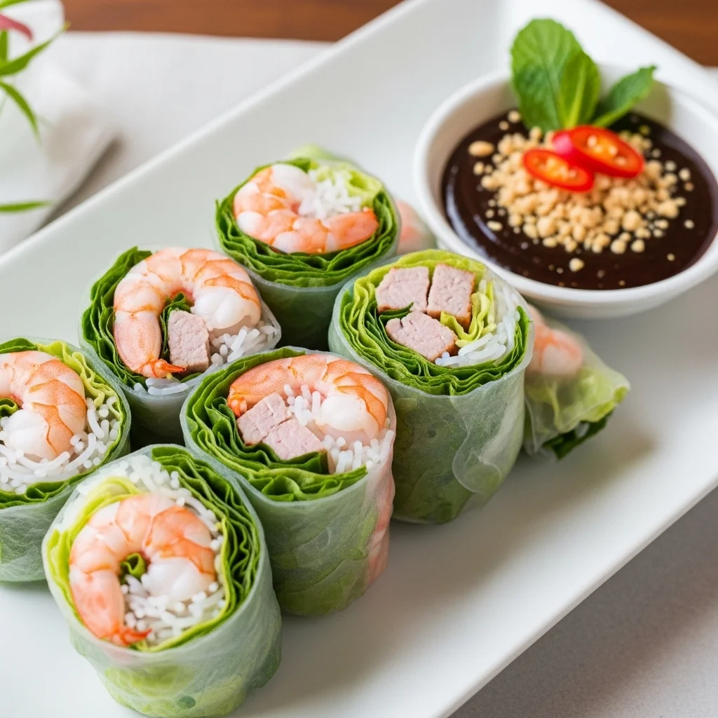 Goi Cuon (Fresh Vietnamese Spring Rolls)