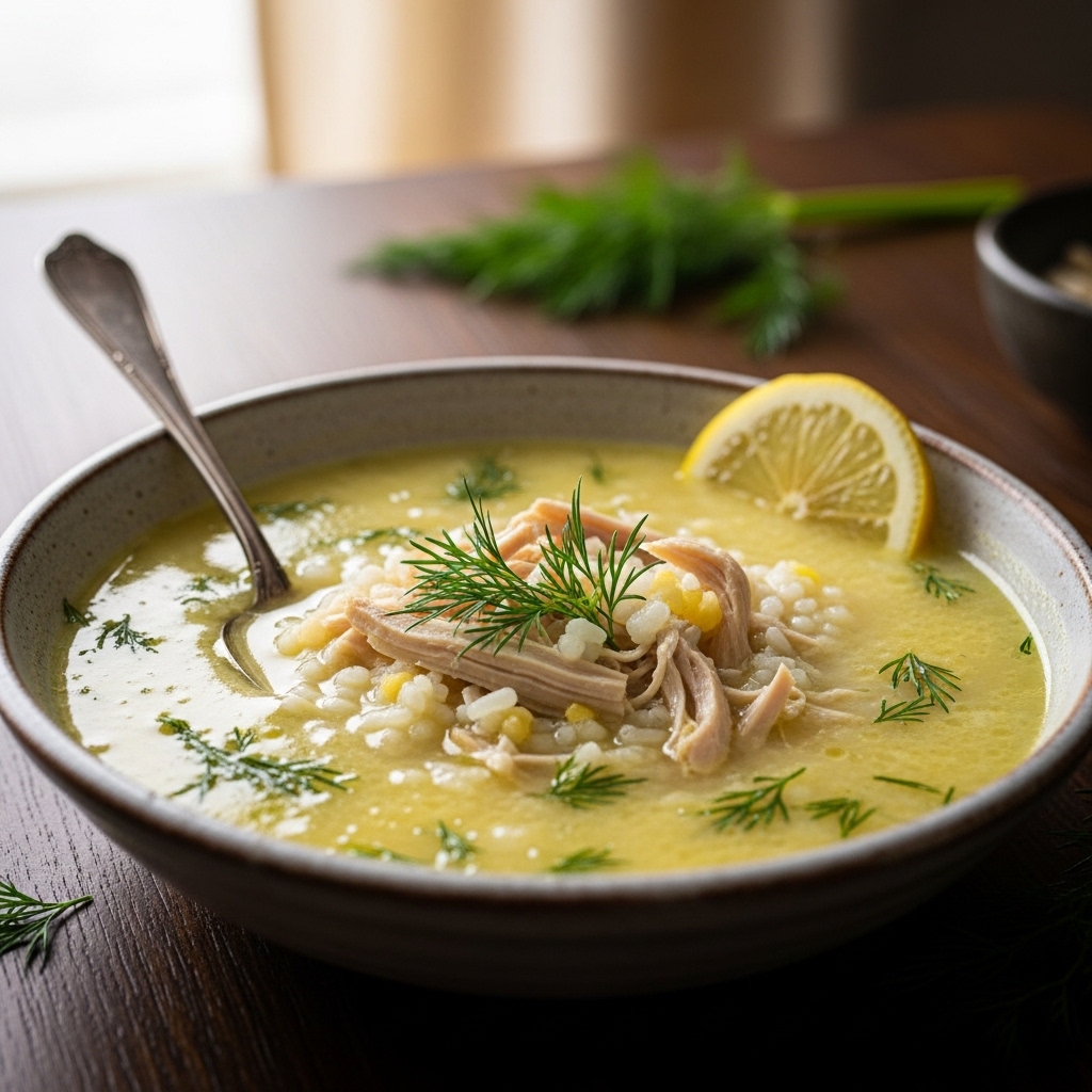 Greek Lemon Chicken Soup (Avgolemono)