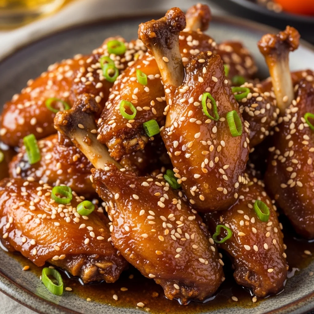Honey Garlic Sticky Wings