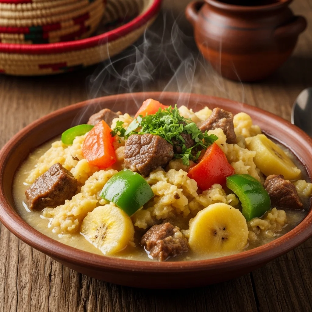 slides-downloader Matoke (Ugandan Steamed Green Banana Stew)