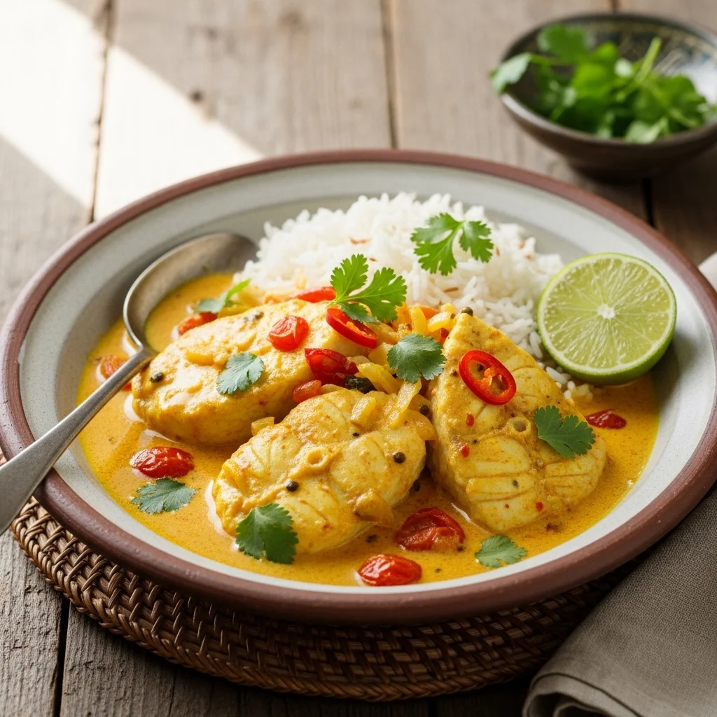 slides-downloader Mchuzi wa Samaki (Swahili Coconut Fish Curry)