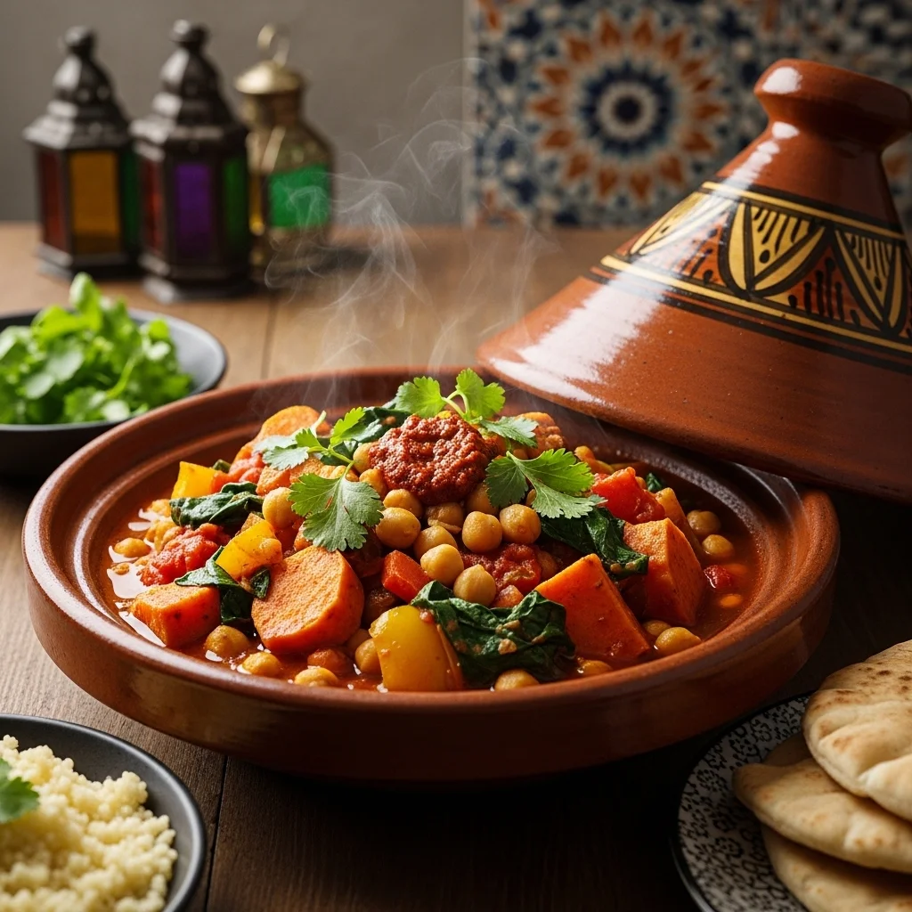 slides-downloader Moroccan Chickpea and Sweet Potato Stew