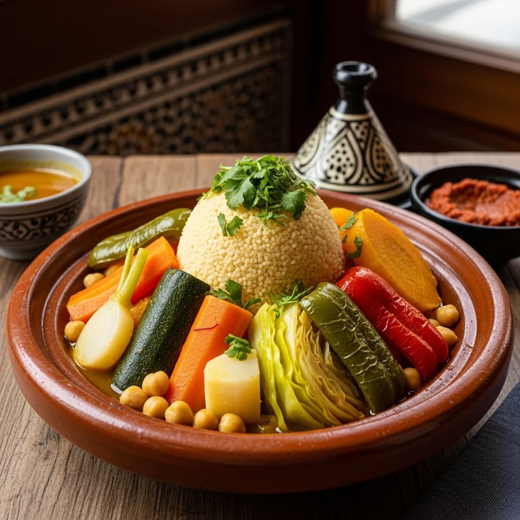 slides-downloader Moroccan Couscous with Seven Vegetables
