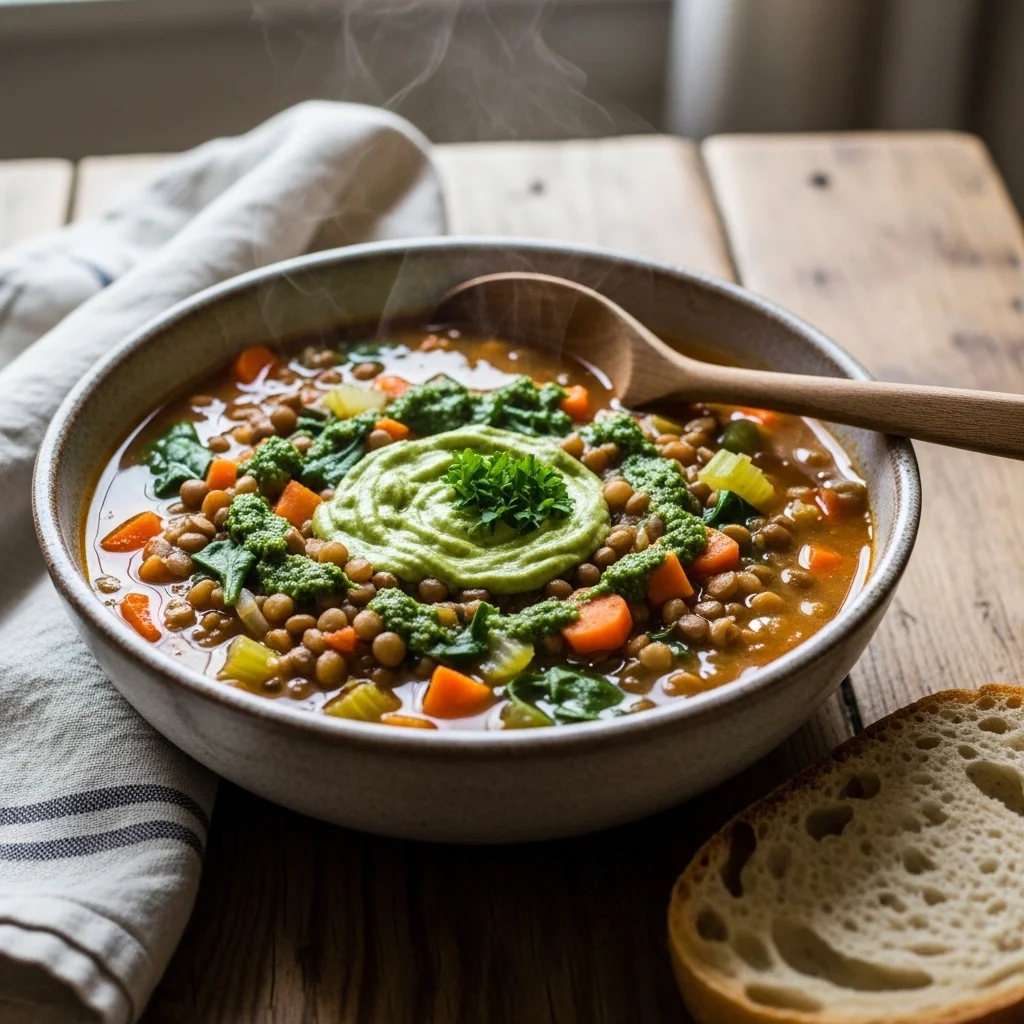 One-Pot Lentil and Vegetable Soup