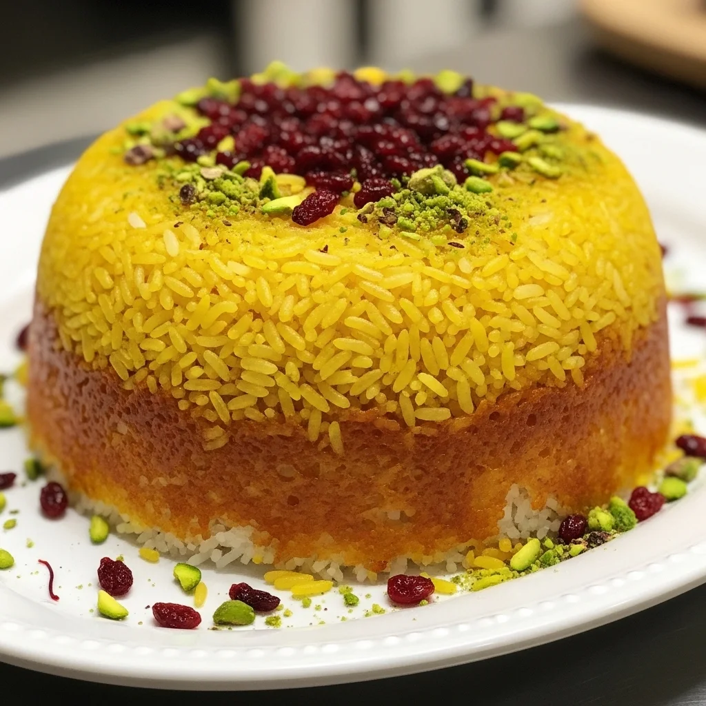 slides-downloader Persian Saffron Rice with Tahdig