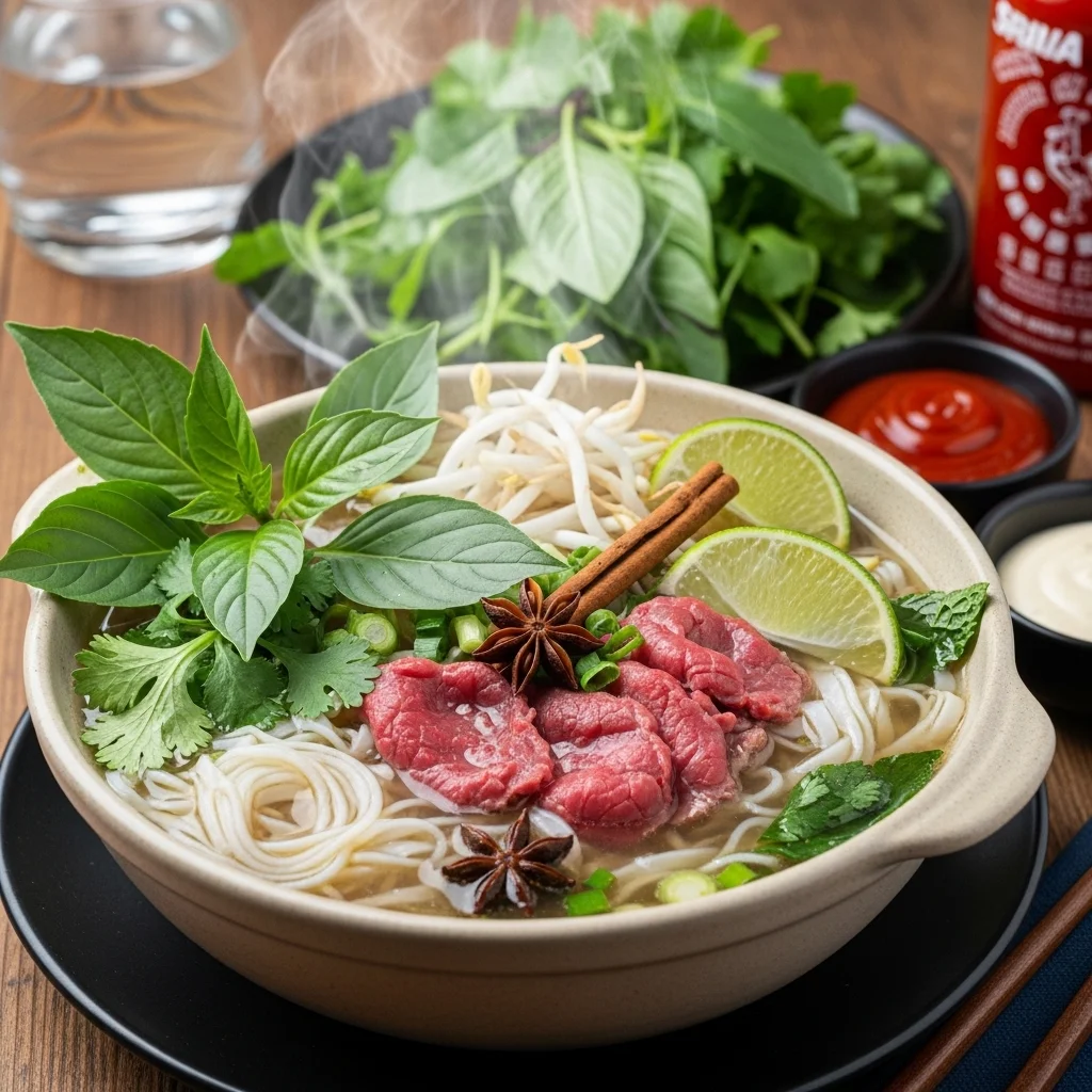 Pho Bo (Vietnamese Beef Noodle Soup)
