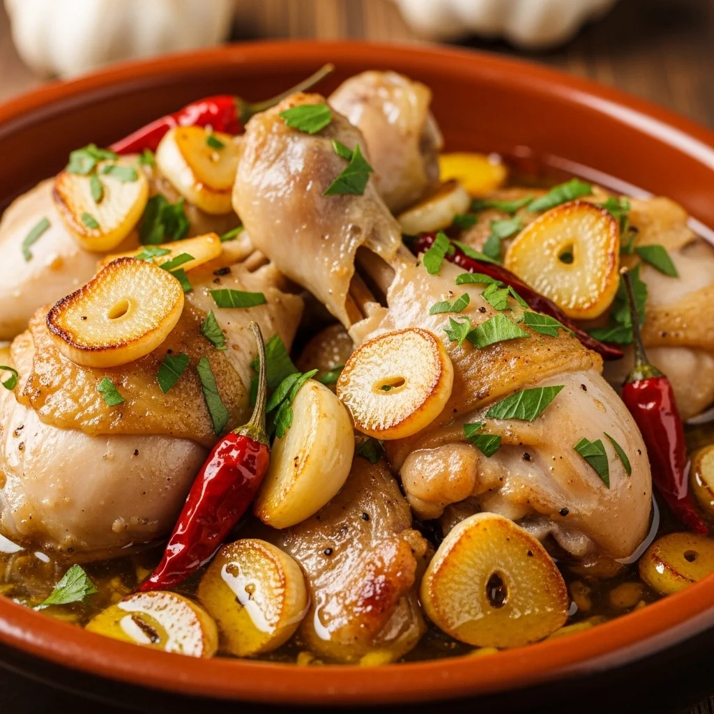 slides-downloader Pollo al Ajillo (Spanish Garlic Chicken)