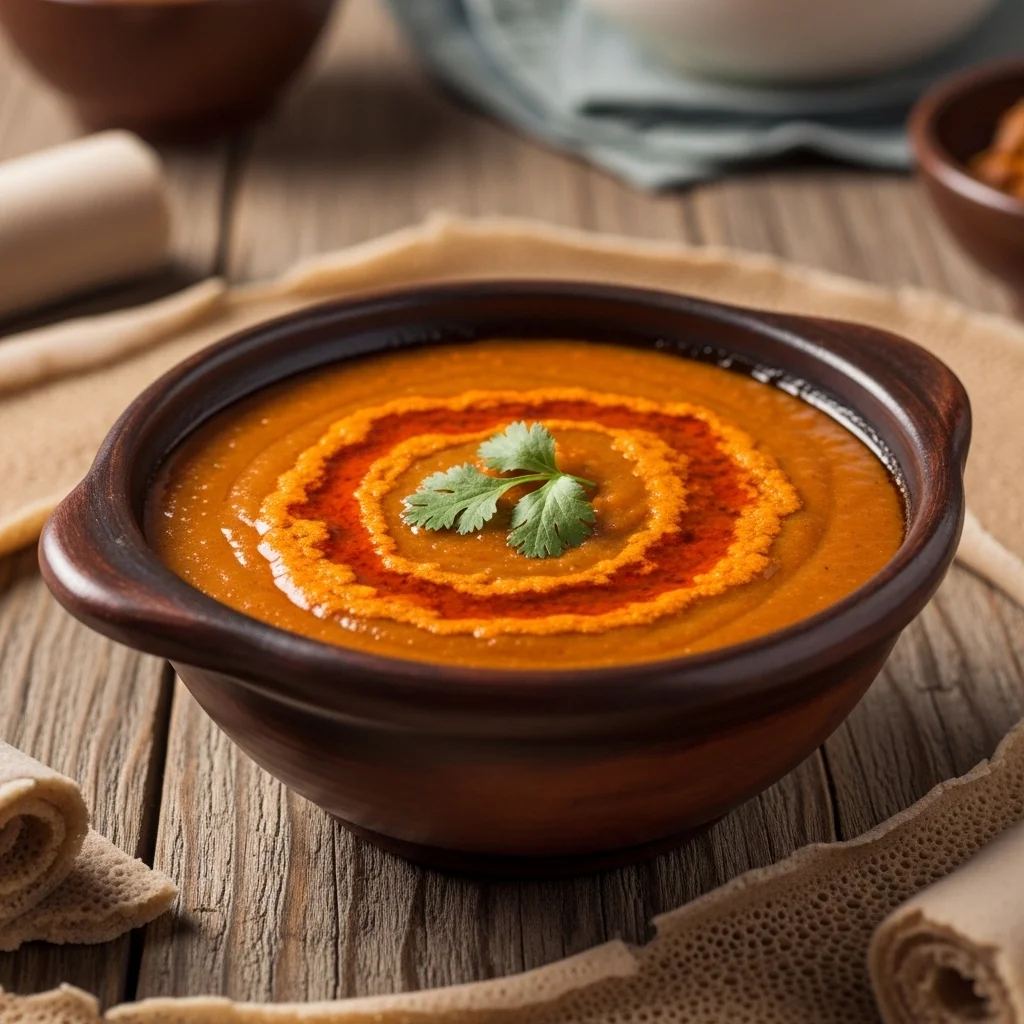 Shiro Wat (Ethiopian Chickpea Powder Stew)