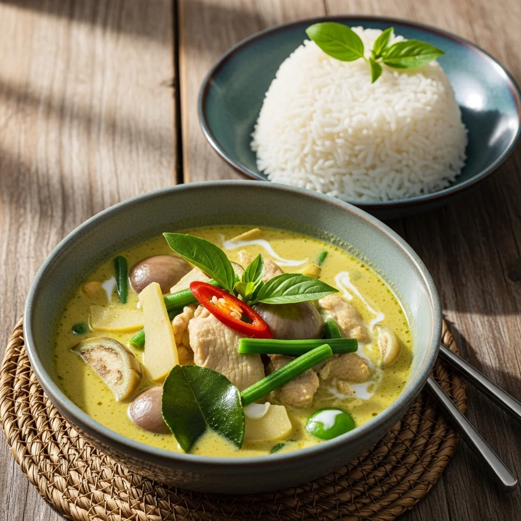 Thai Green Curry with Jasmine Rice